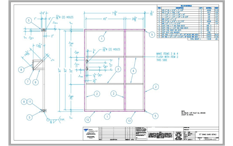 Matrex Frame Details