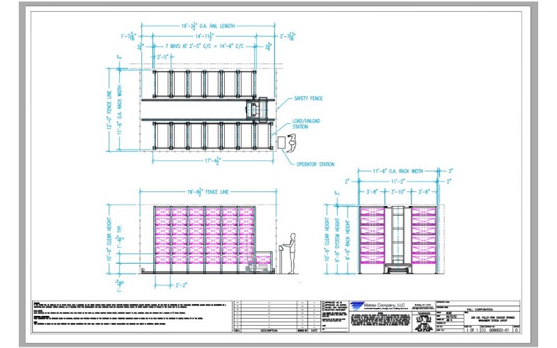 Matrex Automated Tote Layout